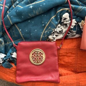 VINTAGE Tory Burch Red Crossbody Bag